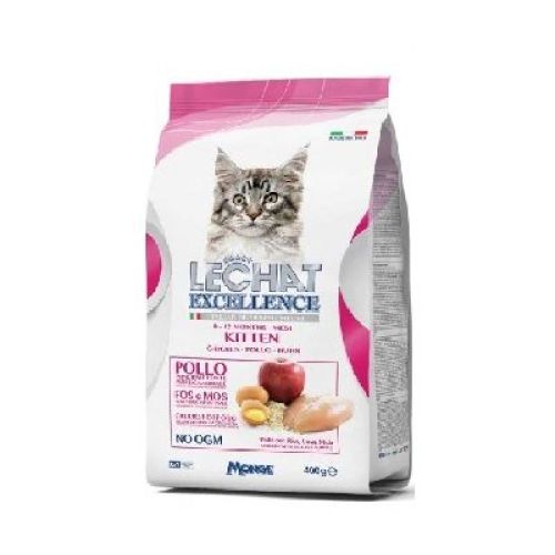 LeChat Exc Kitten Pollo 1,5 kg <br/> Cibo Secco per Gatti
