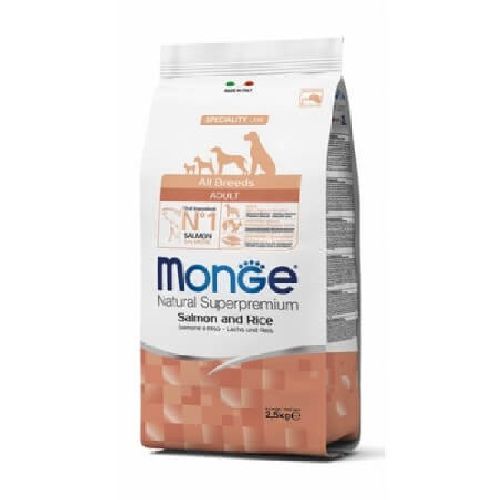 Monge All Breeds Adult Salmone 2,5 Kg <br/> Cibo Secco per Cani