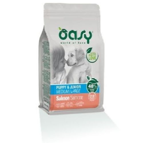 OASY DRY DOG OAP- PUPPY M/L SALMONE 2,5kg <br/> Cibo Secco per Cani