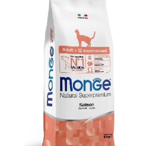 Monge cat adult Salmone 10 kg <br/> Cibo Secco per Gatti