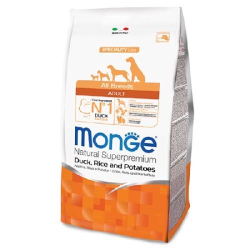 Monge All Breeds Adult Anatra 2,5 Kg <br/> Cibo Secco per Cani
