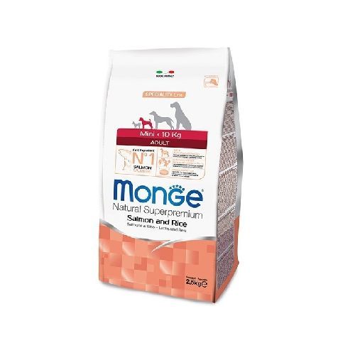 Monge Mini Adult Salmone 2,5 Kg <br/> Cibo Secco per Cani