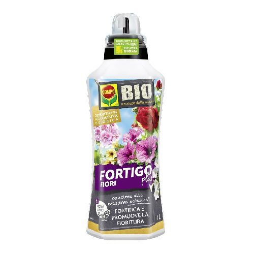 Compo Bio Fortigo Plus fiori lt 1 <br/> Concime per Piante da Interno
