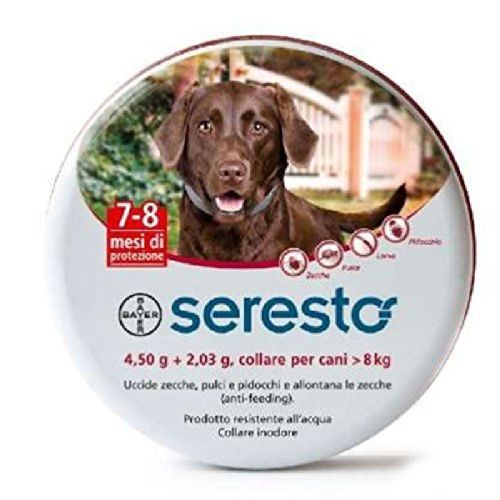 Bayer Seresto Collare Cani fino a 8kg 38cm <br/> Antiparassitario Cane