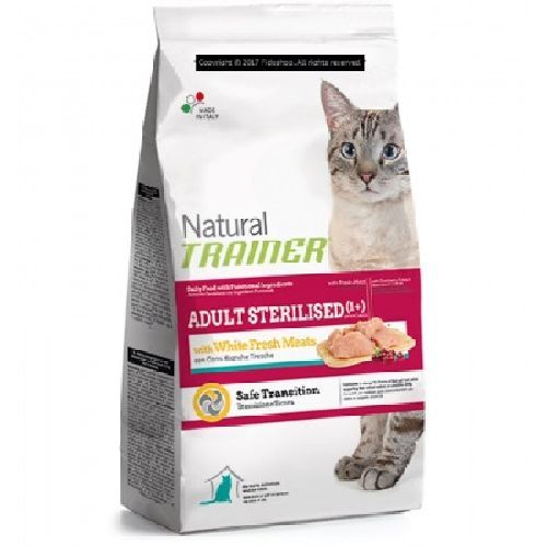 Natural Trainer Cat Sterilised Tacchino 1,5kg <br/> Cibo Secco per Gatti