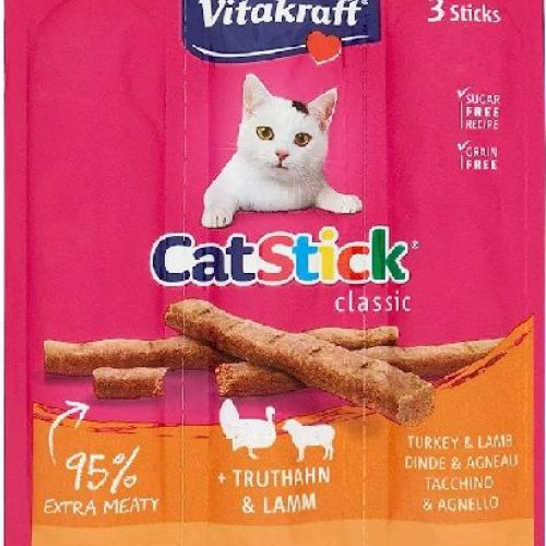 Vitakraft Cat stick tacchino e agnello <br/> Snack e Premi per Gatti
