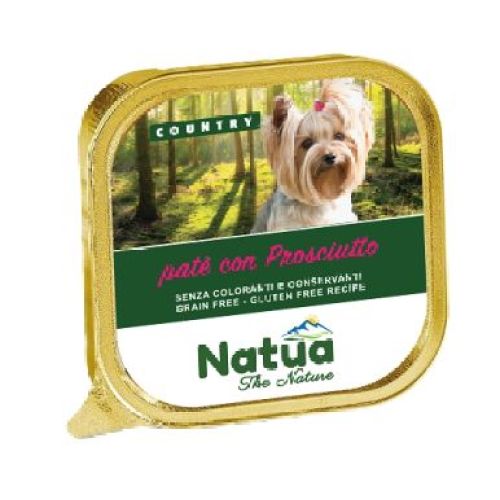Natua Dog Country prosciutto 100 gr <br/> Cibo Umido per Cani