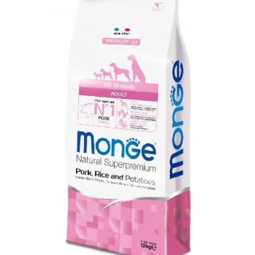 Monge Al Breeds Adult Maiale 12 Kg <br/> Cibo Secco per Cani